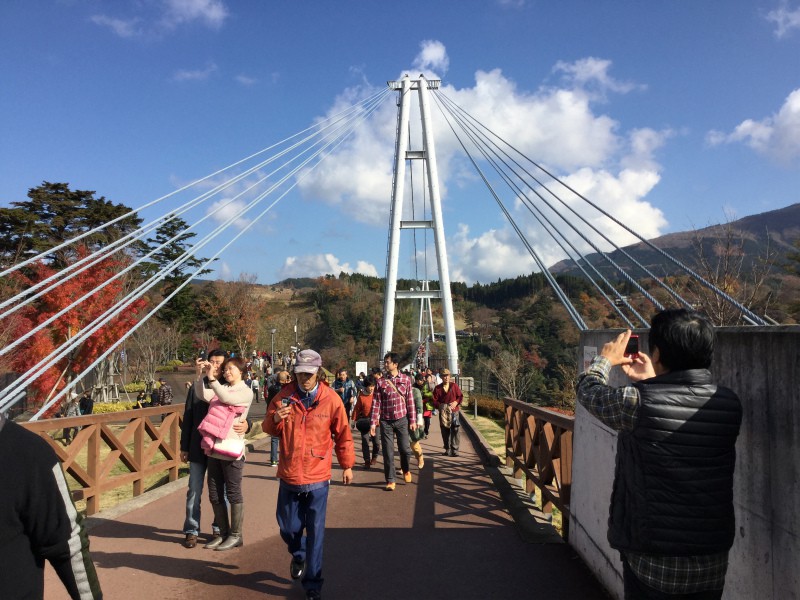 日本一の大吊橋(大分県九重町) 